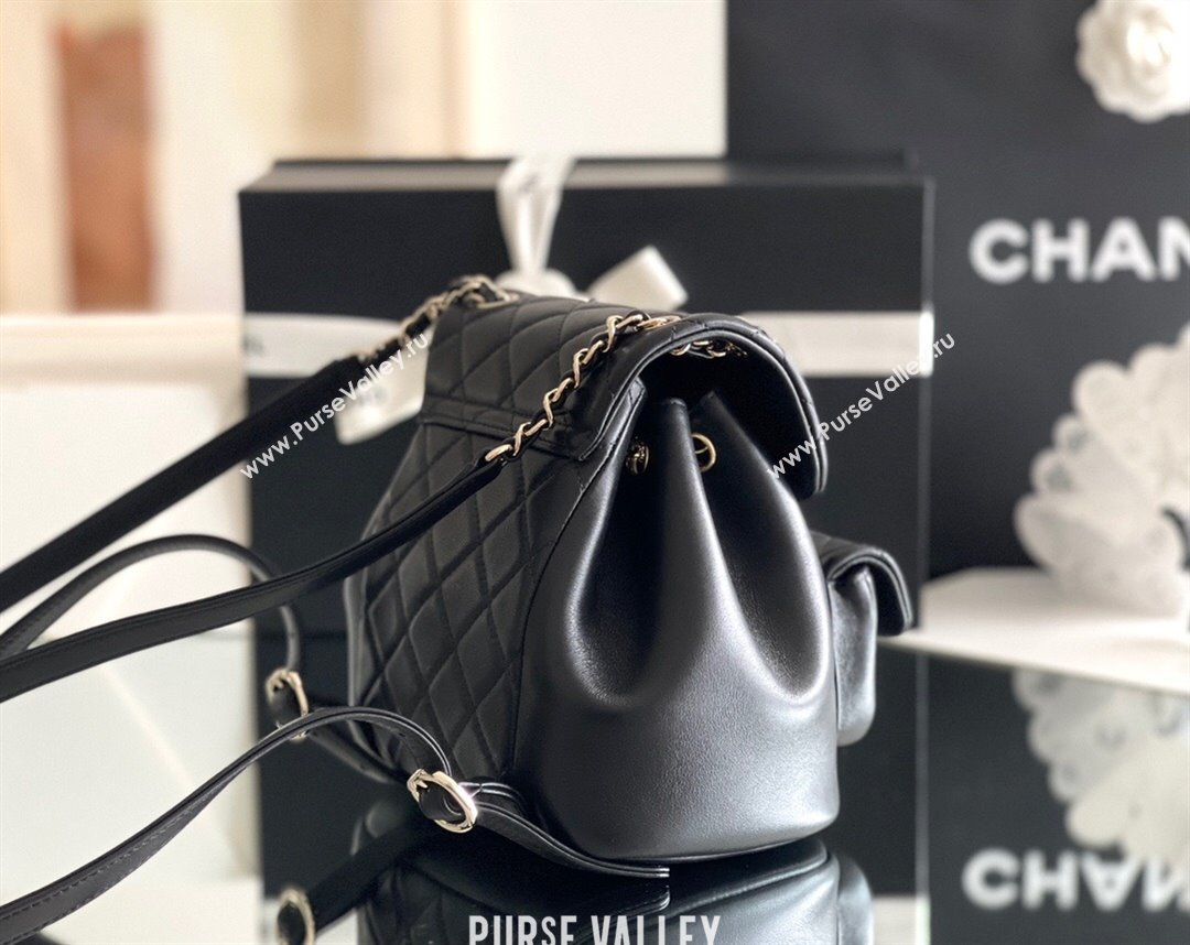 Chanel Calfskin Small Backpack AS2908 Black 2024 Original Quality (MHE-24041604)