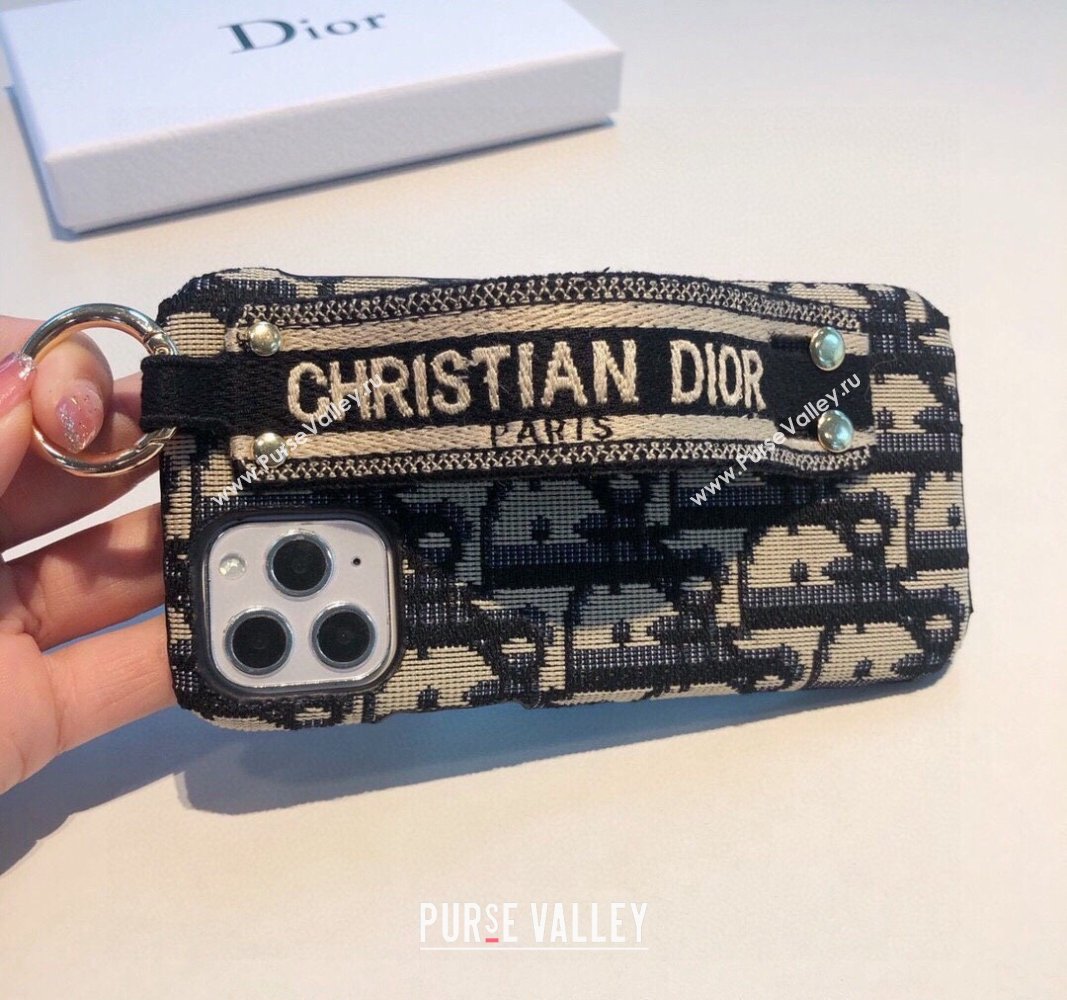 Dior Oblique iPhone Case with Wristband 2024 0727016 (A-240727036)