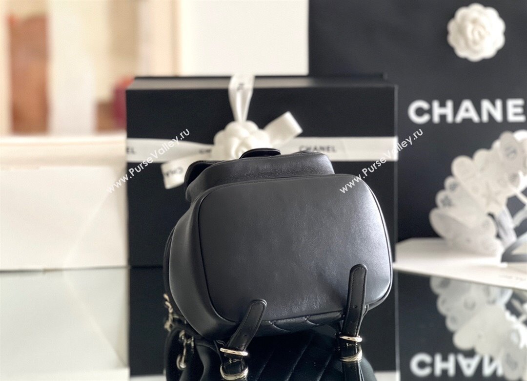 Chanel Calfskin Small Backpack AS2908 Black 2024 Original Quality (MHE-24041604)