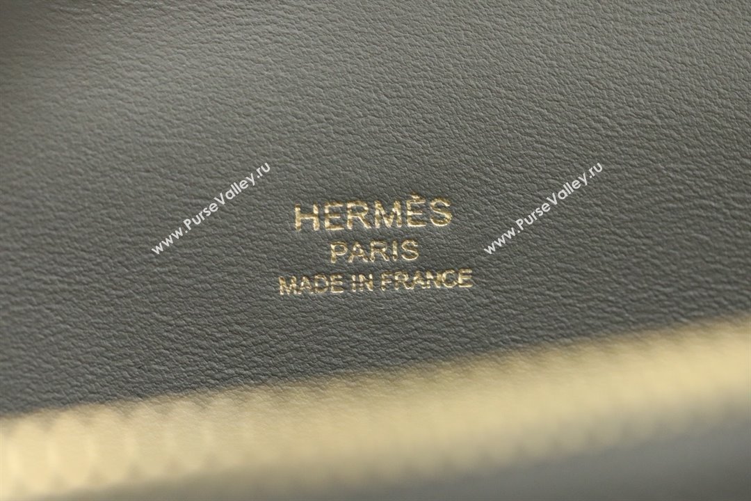 Hermes Bolide 25 Bag in Origianl Evercolor Leather Cloud Grey/Gold 2025(Full Handmade) (XYA-25012113)