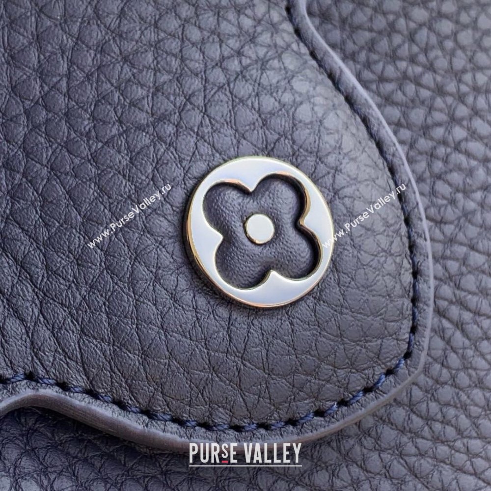 Louis Vuitton Capucines BB Bag in Black Taurillon Leather with Maxi Studs M12751 Navy Blue 2025 (K-25021427)