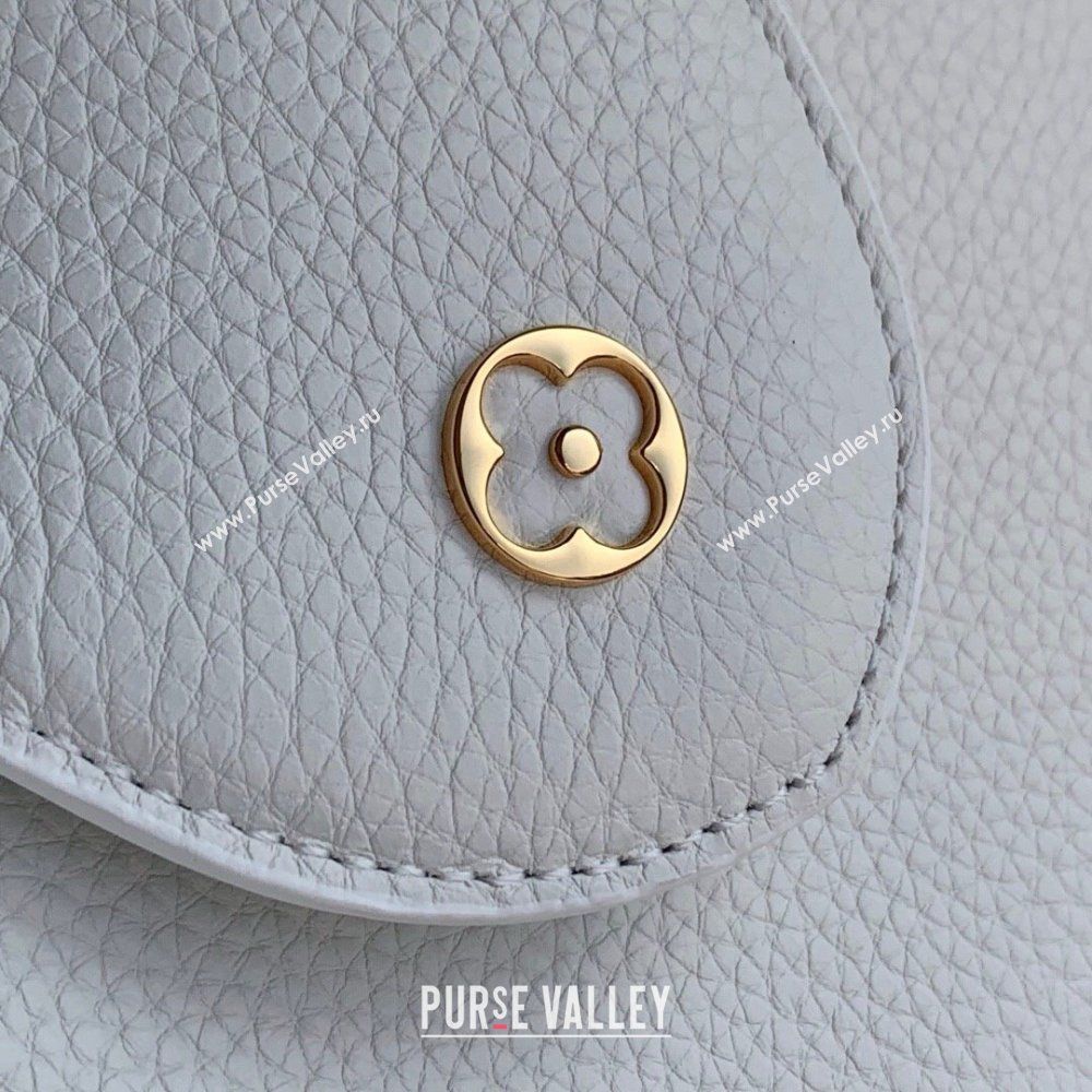 Louis Vuitton Capucines BB Bag with Mother-of-pearl Hardware in White Taurillon Leather M11342 2025 (K-25021424)