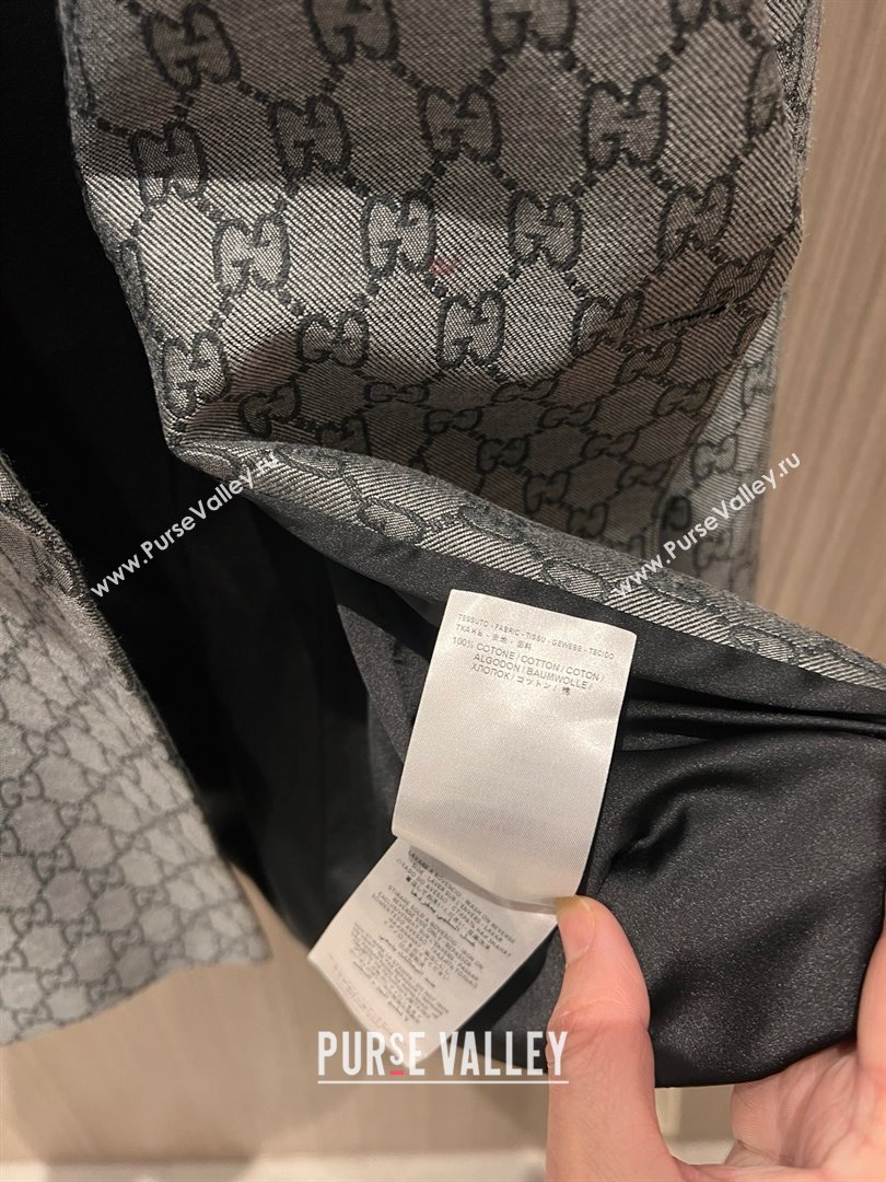 Gucci GG Long Jacket Grey 2025 0215 (QI-250215031)