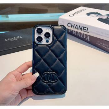 Chanel Quilted iPhone Case Black 2024 0727017 (A-240727038)