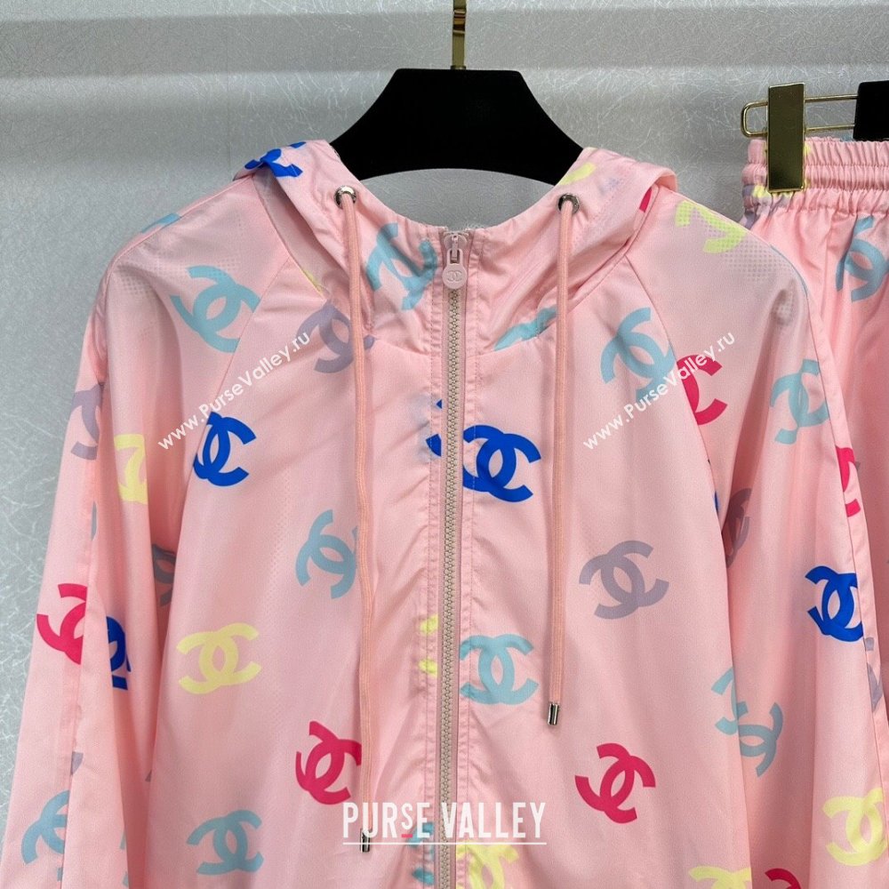 Chanel Jacket and Shorts CH022716 Pink 2024 (Q-24022716)