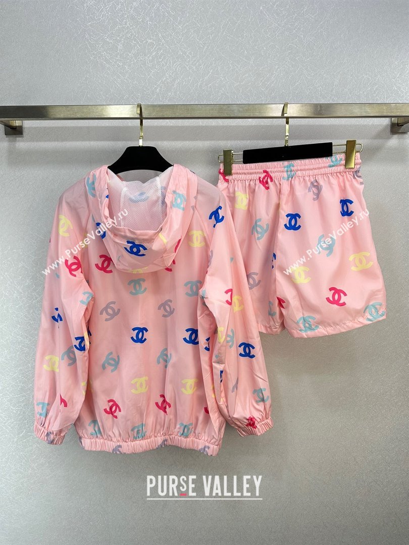 Chanel Jacket and Shorts CH022716 Pink 2024 (Q-24022716)