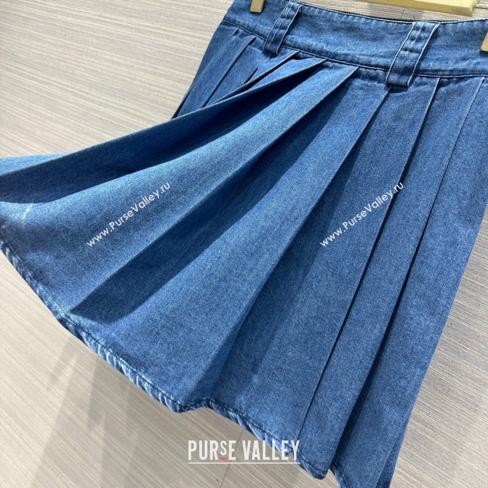 Miu Miu Denim Skirt M6620 Blue 2024 (Q-24060620)