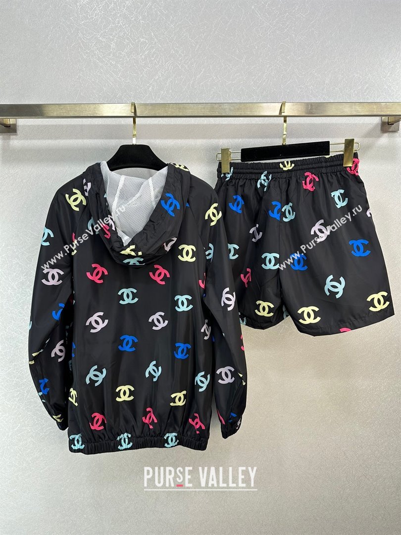 Chanel Jacket and Shorts CH022717 Black 2024 (Q-24022717)