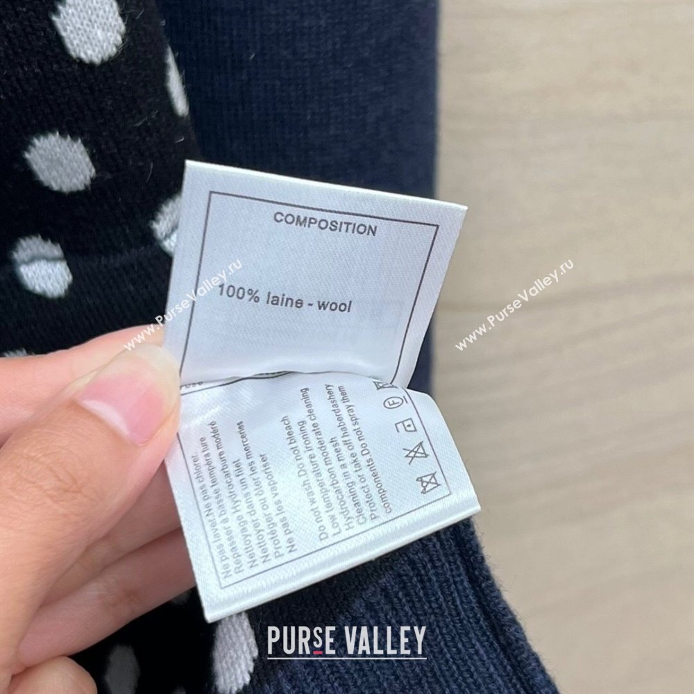 Chanel Wool Cardigan CH022718 Blue 2024 (Q-24022718)