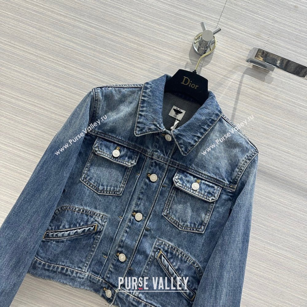 Dior Denim Jacket D6622 Blue 2024 (Q-24060622)