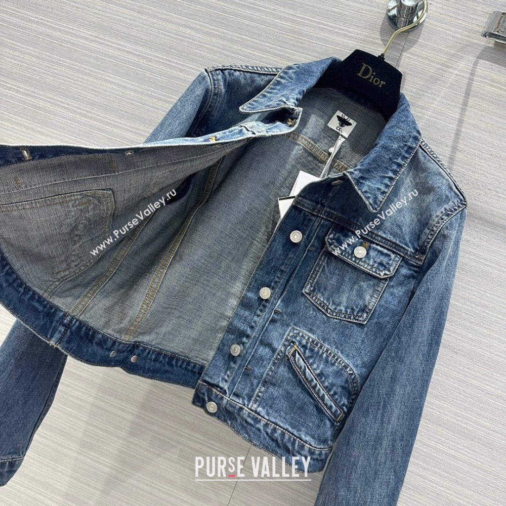 Dior Denim Jacket D6622 Blue 2024 (Q-24060622)