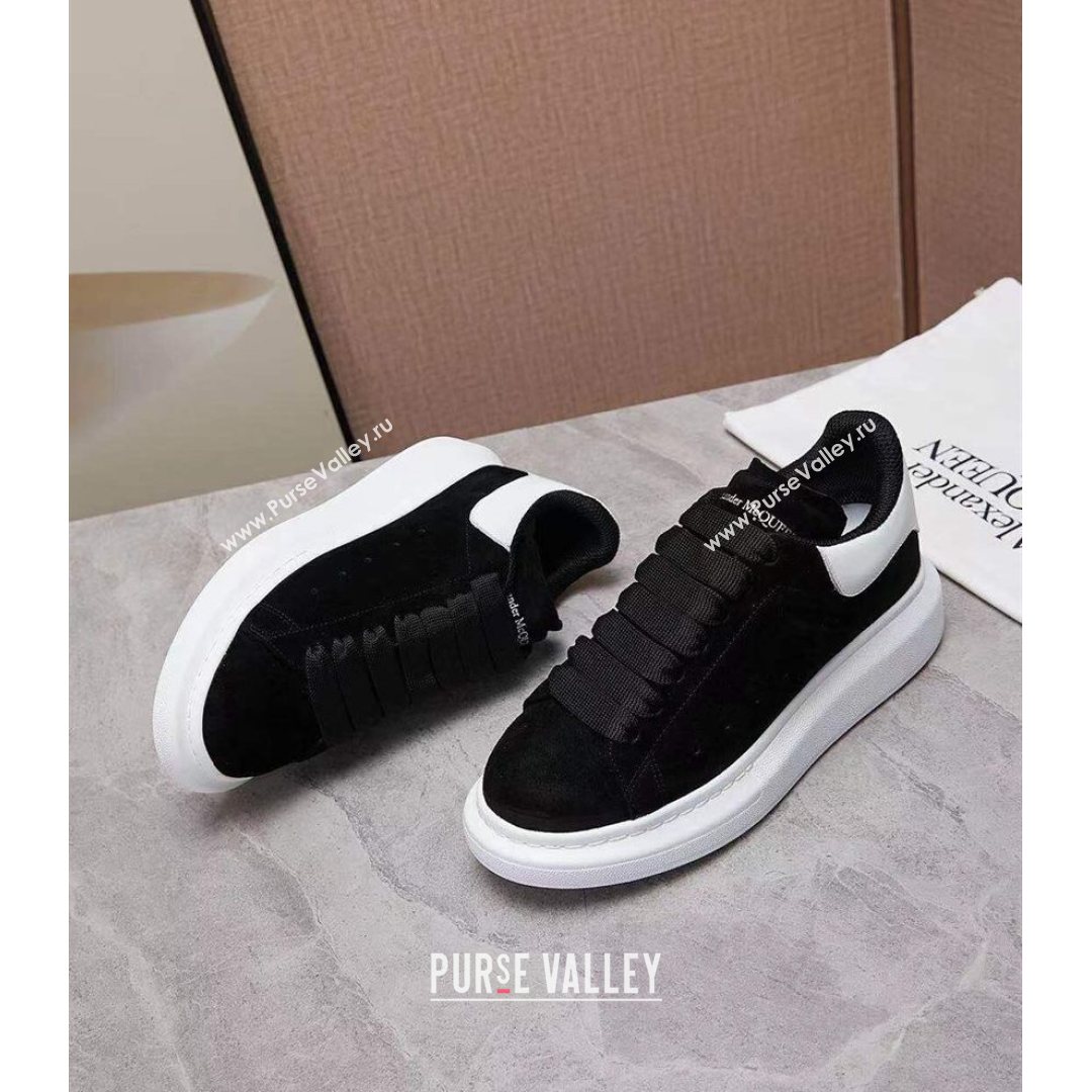 Alexander Mcqueen Suede and Calfskin Sneakers Black 2021 (XL-21081333)