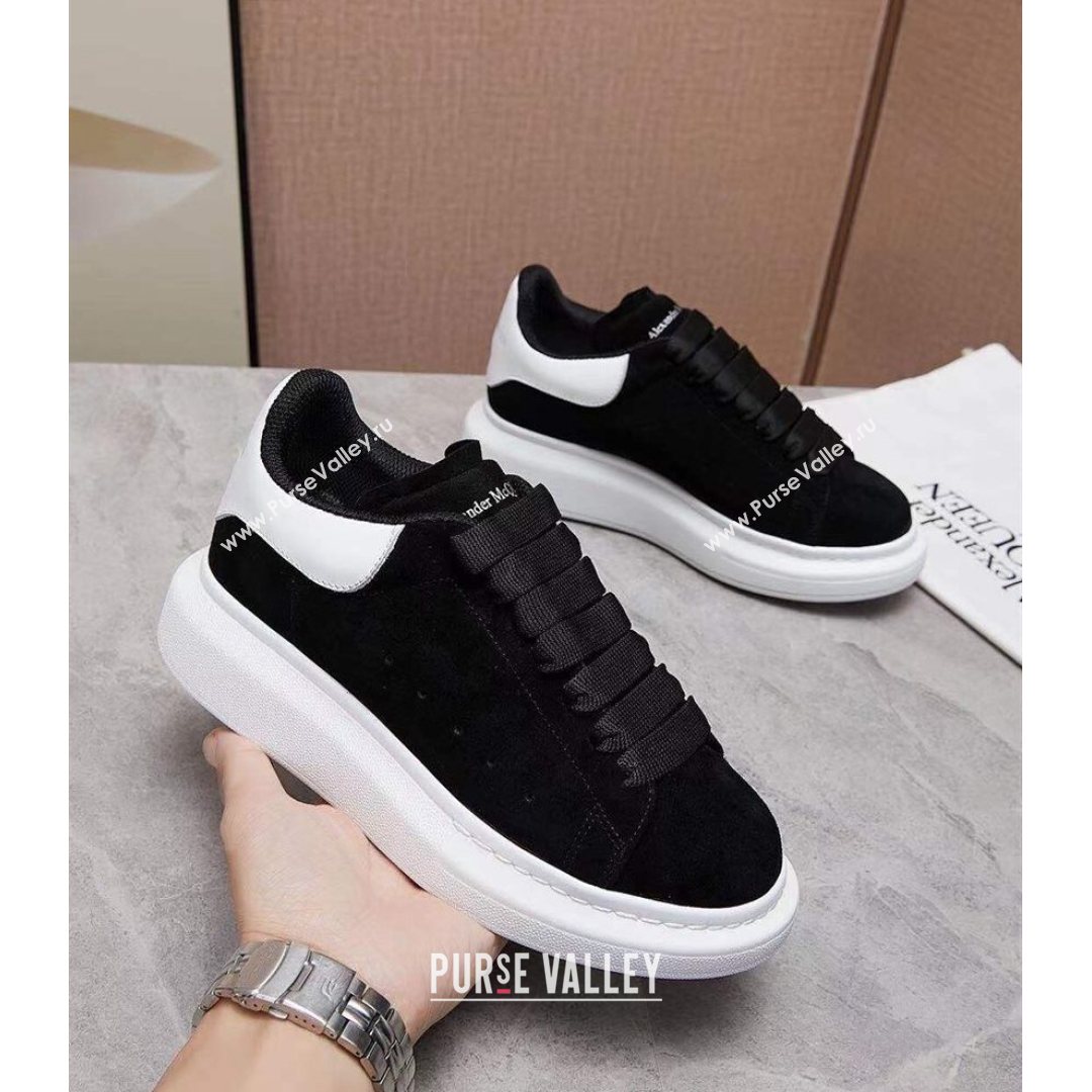 Alexander Mcqueen Suede and Calfskin Sneakers Black 2021 (XL-21081333)