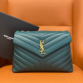 Chanel 19 Wallet On Chain WOC Bag in Lambskin AP3267 bluey-green 2024 (DL-24060420)