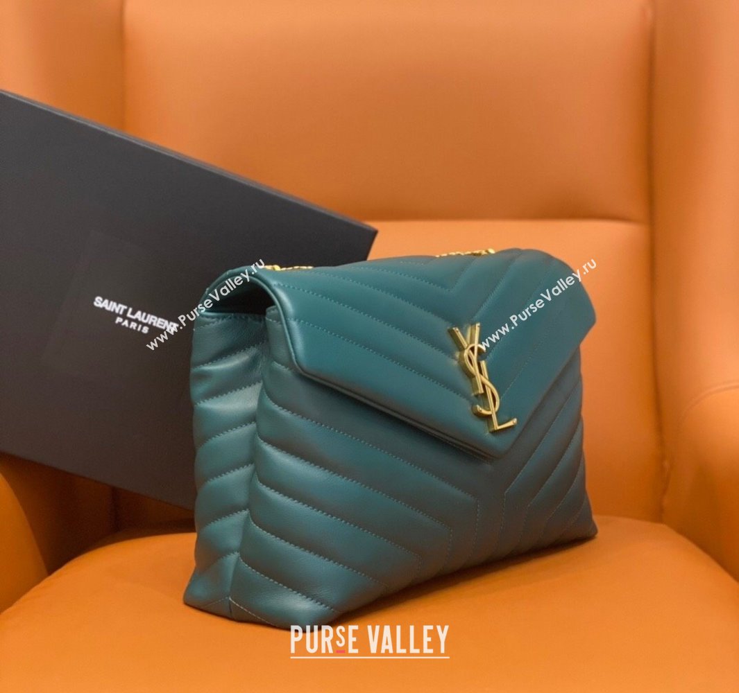 Chanel 19 Wallet On Chain WOC Bag in Lambskin AP3267 bluey-green 2024 (DL-24060420)