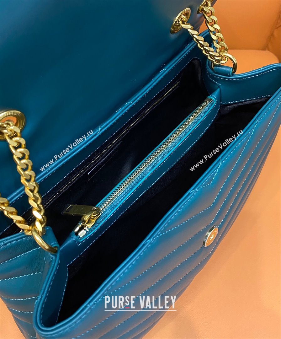 Chanel 19 Wallet On Chain WOC Bag in Lambskin AP3267 bluey-green 2024 (DL-24060420)