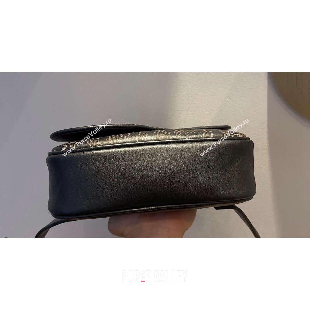 Dior Mens World Tour Saddle Belt Bag in Black Oblique Galaxy Leather 2021 (XXG-21090739)