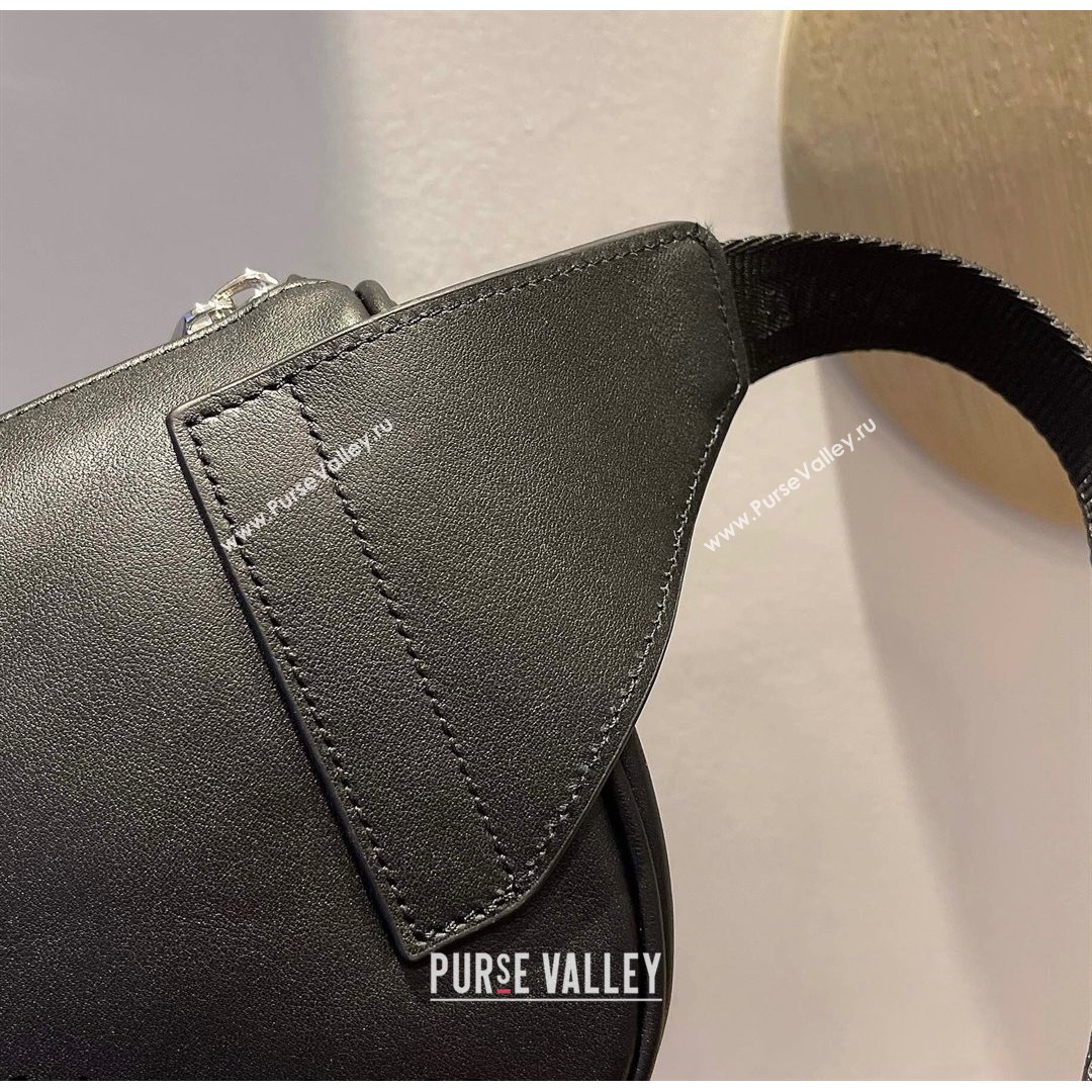 Dior Mens World Tour Saddle Belt Bag in Black Oblique Galaxy Leather 2021 (XXG-21090739)