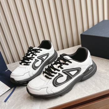 Dior B30 Sneakers in CD Mesh and Technical Fabric White/Black 2024 090501 (HQG-240905027)