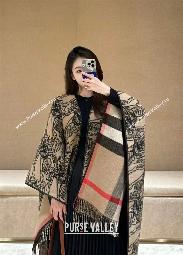 Burberry Reversible Wool Cape Scarf B011003 2025 Top Quality (WTZ-25011003)