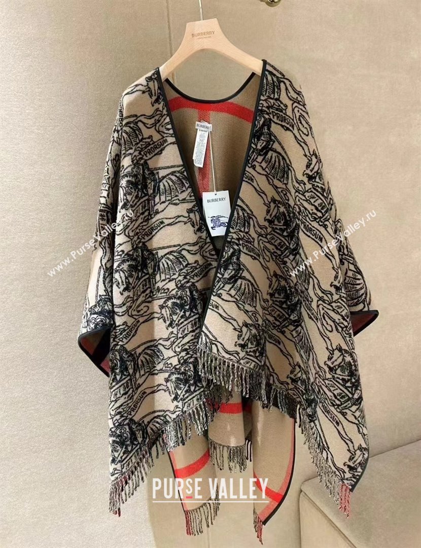 Burberry Reversible Wool Cape Scarf B011003 2025 Top Quality (WTZ-25011003)