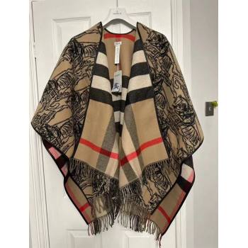 Burberry Reversible Wool Cape Scarf B011003 2025 Top Quality (WTZ-25011003)