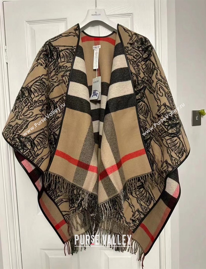 Burberry Reversible Wool Cape Scarf B011003 2025 Top Quality (WTZ-25011003)