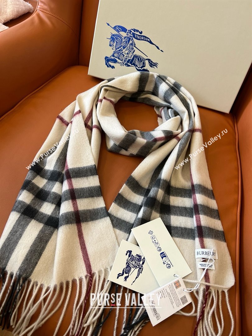 Burberry Check Cashmere Scarf B011001 2025 Top Quality (O-25011001)