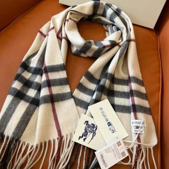 Burberry Check Cashmere Scarf B011001 2025 Top Quality (O-25011001)