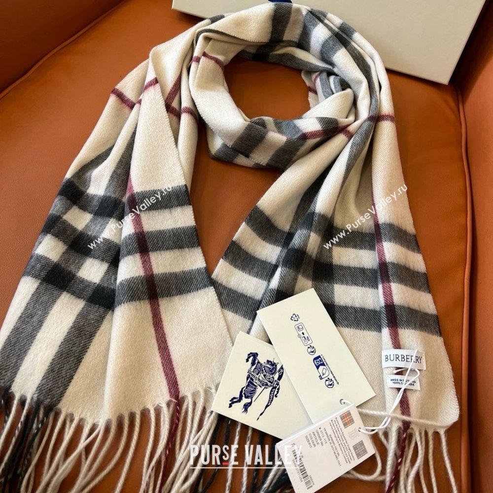 Burberry Check Cashmere Scarf B011001 2025 Top Quality (O-25011001)