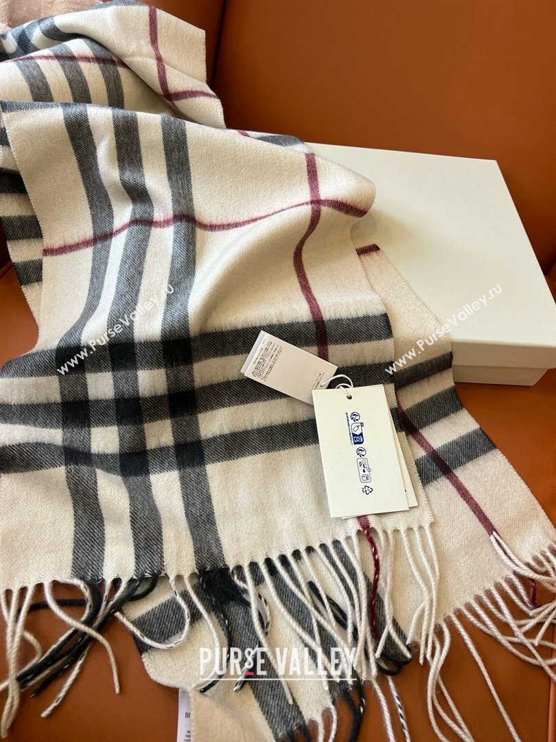 Burberry Check Cashmere Scarf B011001 2025 Top Quality (O-25011001)