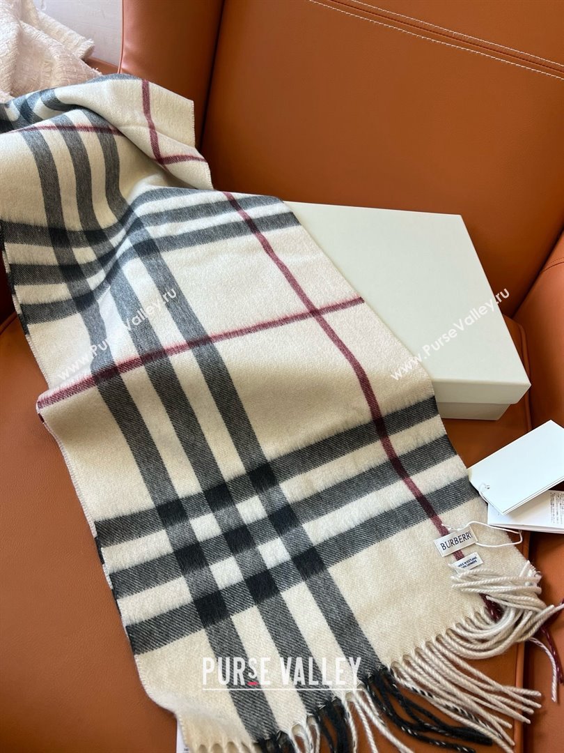 Burberry Check Cashmere Scarf B011001 2025 Top Quality (O-25011001)