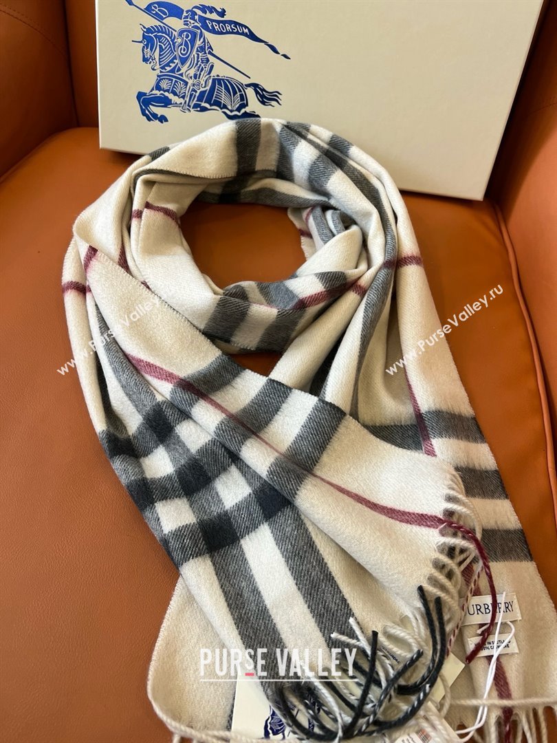 Burberry Check Cashmere Scarf B011001 2025 Top Quality (O-25011001)