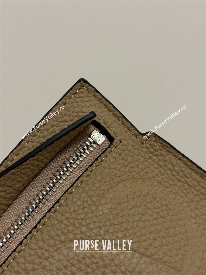 Loewe T Pouch in Grained Calfskin Beige 2023 TOP (KEKE-23122702)