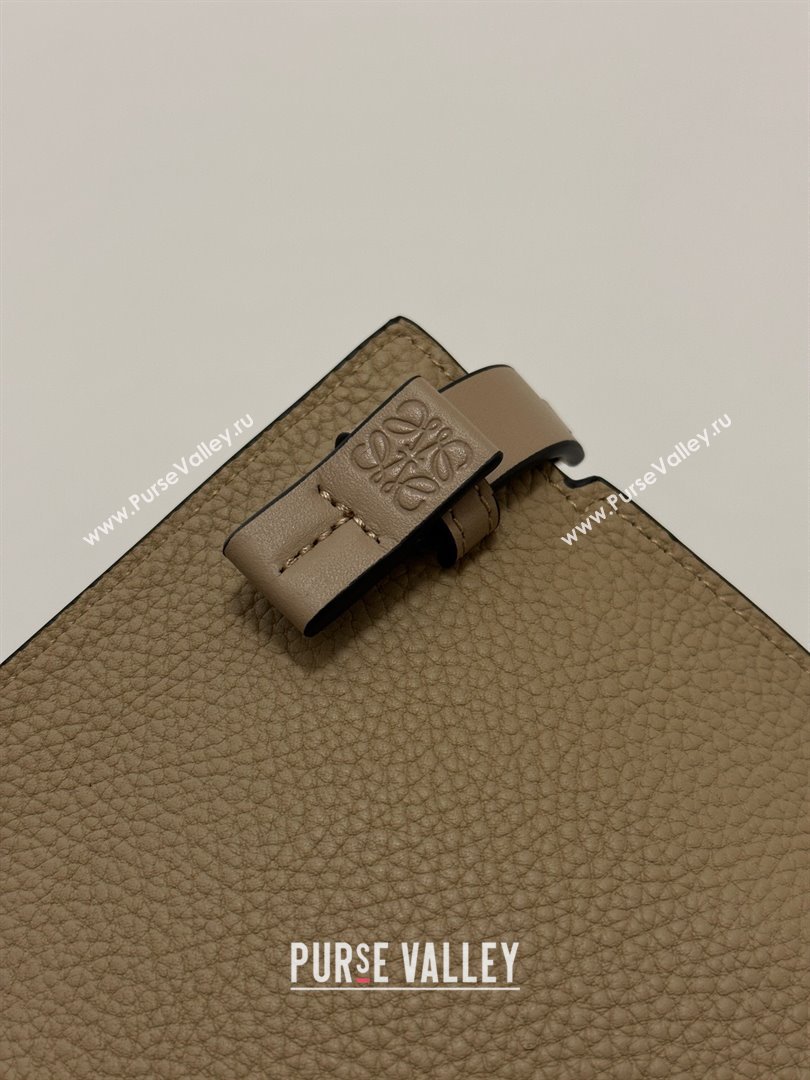 Loewe T Pouch in Grained Calfskin Beige 2023 TOP (KEKE-23122702)