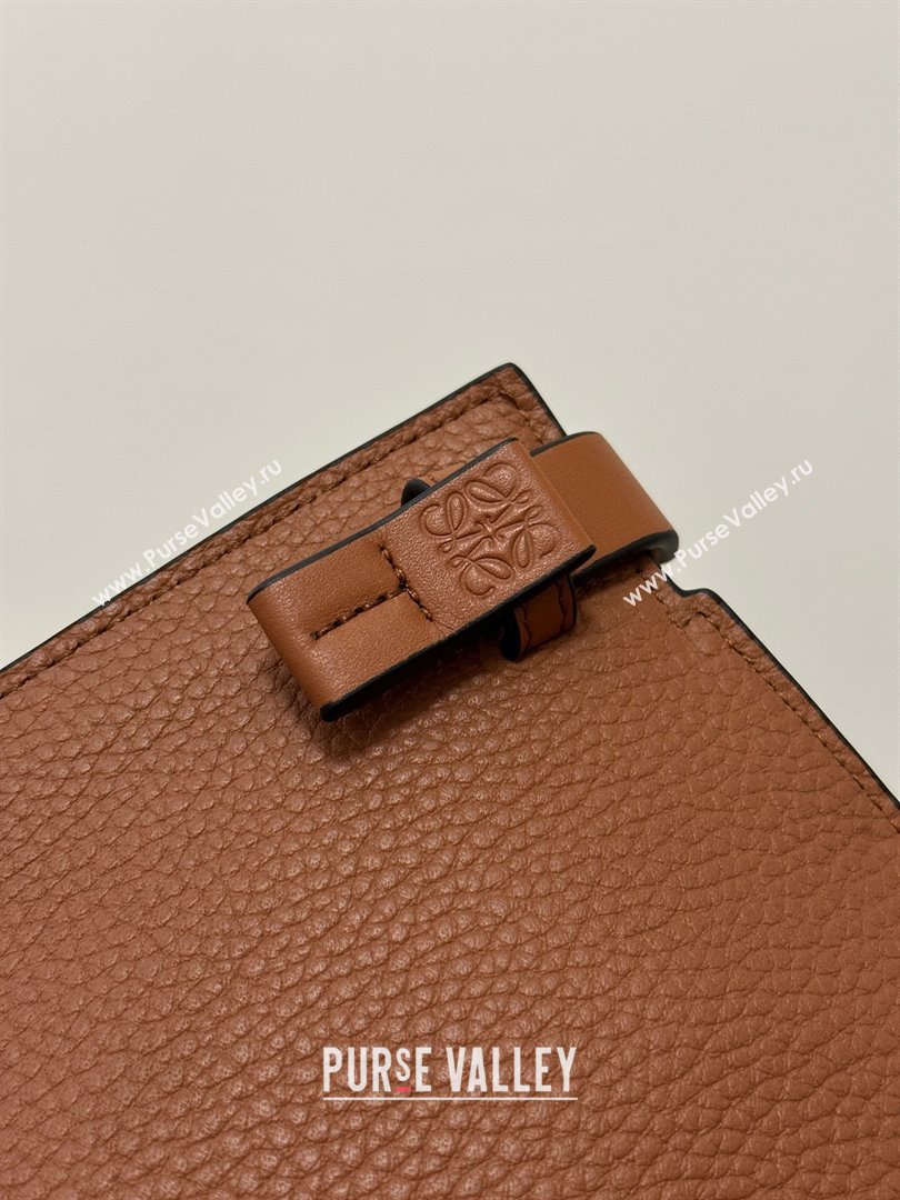 Loewe T Pouch in Grained Calfskin Brown 2023 TOP (KEKE-23122703)