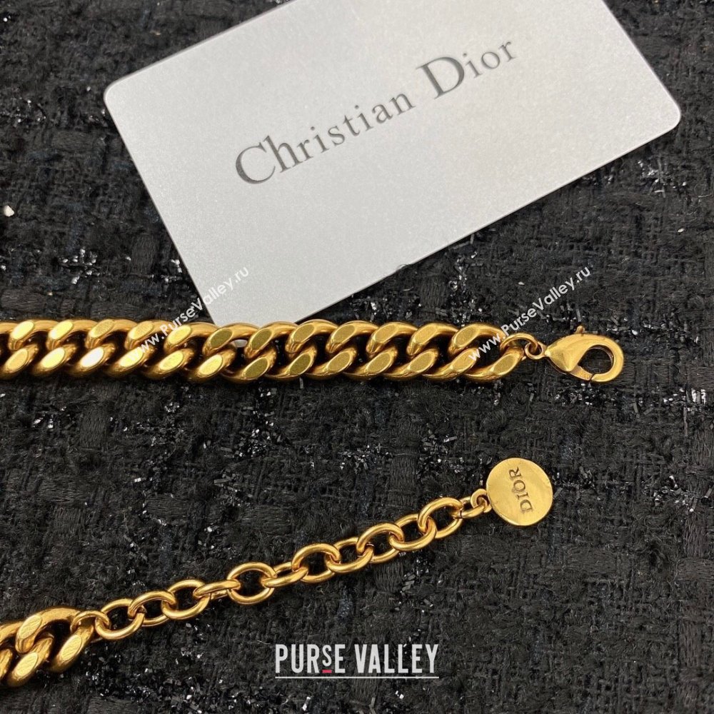 Dior Danseuse Étoile Choker Gold 2023 (YF-23111422)