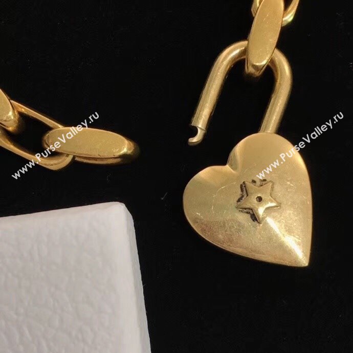 Dior Heart Lock Bracelet D111424 Gold 2023 (YF-23111424)