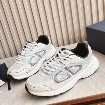 Dior B30 Sneakers in CD Mesh and Technical Fabric White/Green 2024 090509 (HQG-240905037)