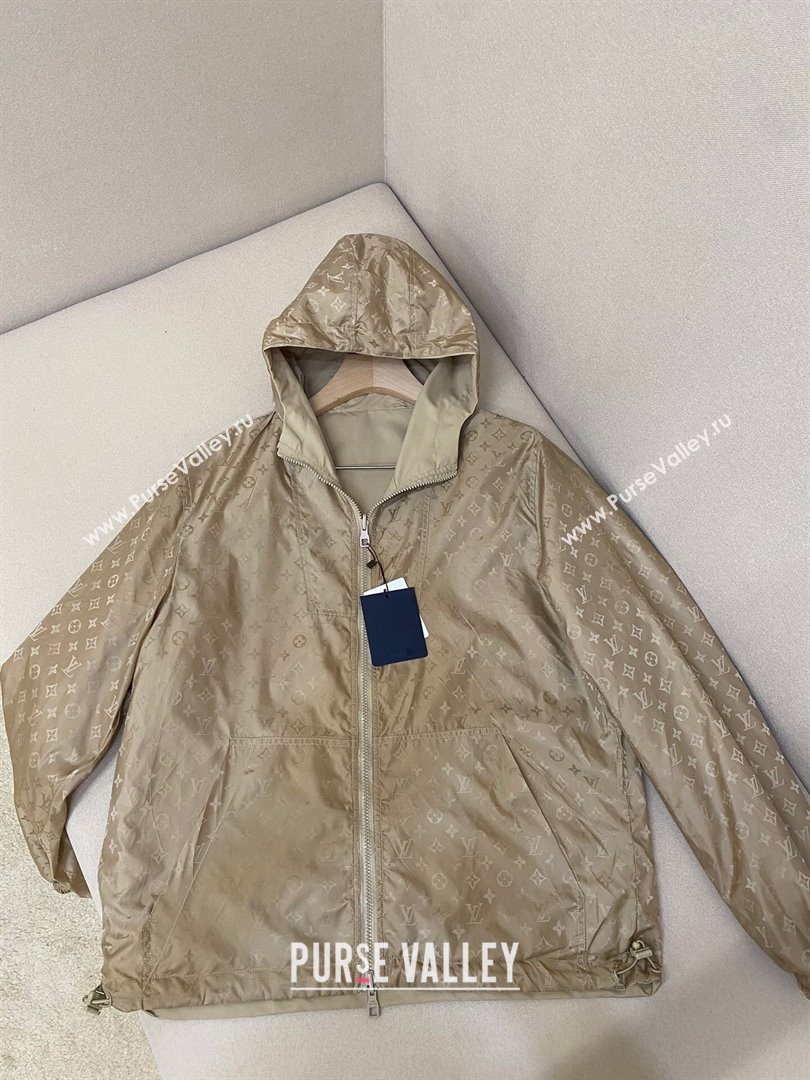 Louis Vuitton Monogram Reversible Jacket LV72627 Beige 2024(For Men) (ST-24072627)