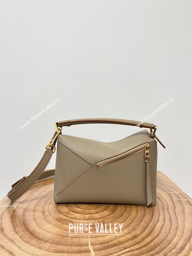 Loewe Small Puzzle Bag in Soft Grained Calfskin 8010L Sand 2023 TOP (KEKE-23122715)