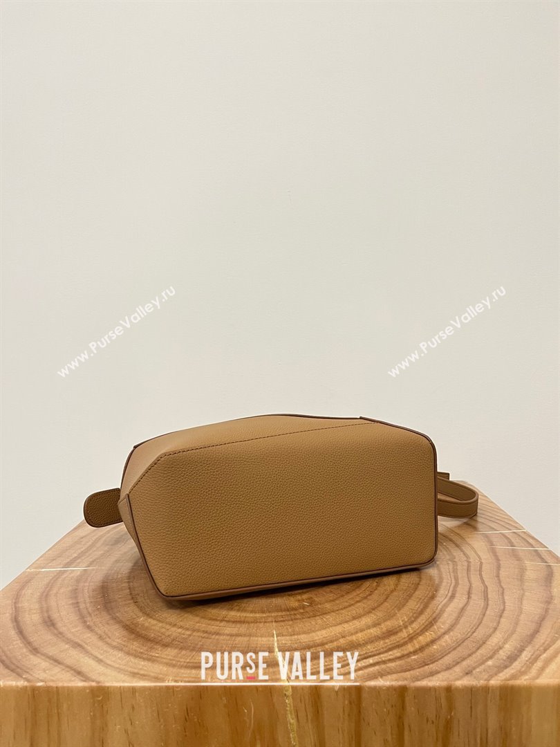 Loewe Small Puzzle Bag in Soft Grained Calfskin 8010L Toffee 2023 TOP (KEKE-23122716)