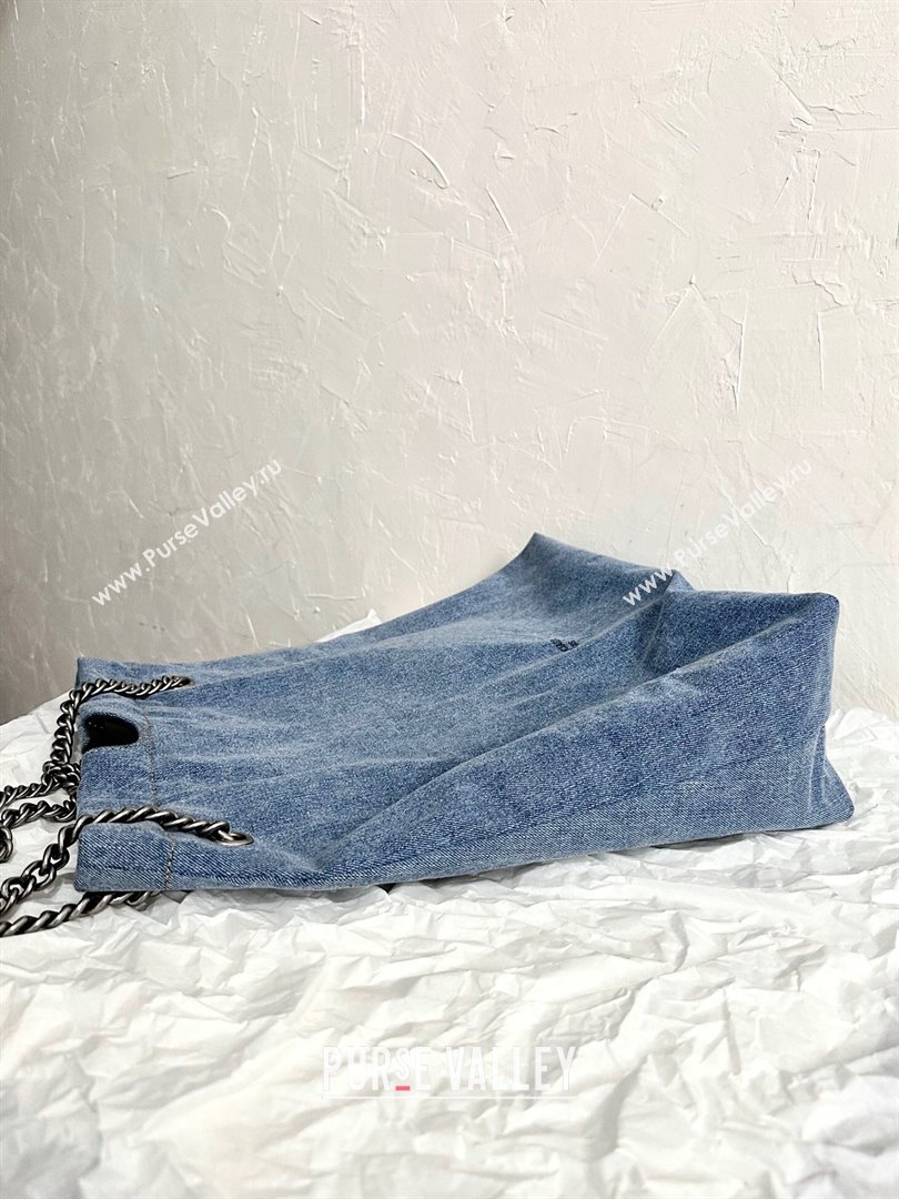 Balenciaga Crush Tote Bag in Denim 742941 Blue 2024 (BB-24091918 )