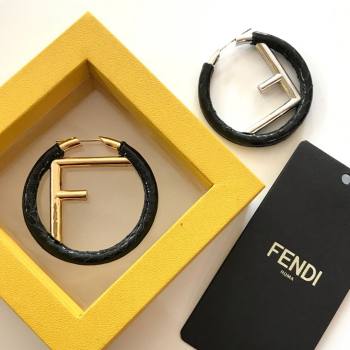 Fendi F is Fendi Earrings F111440 Black 2023 (YF-23111440)