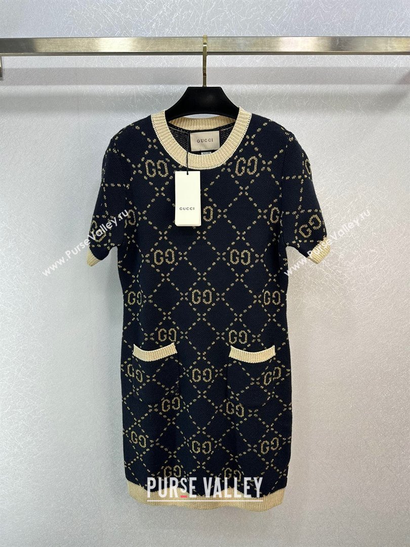 Gucci Wool Cashmere Dress G022733 Black 2024 (Q-24022733)