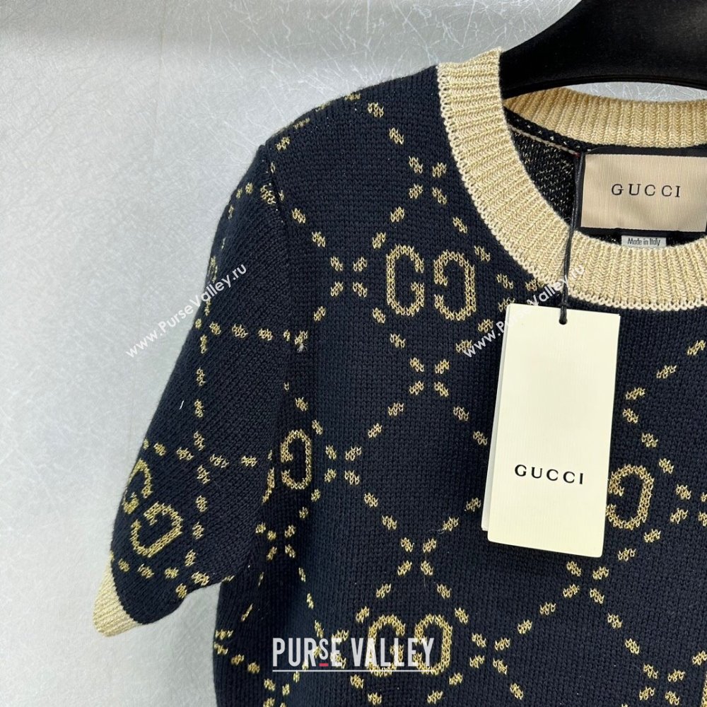 Gucci Wool Cashmere Dress G022733 Black 2024 (Q-24022733)