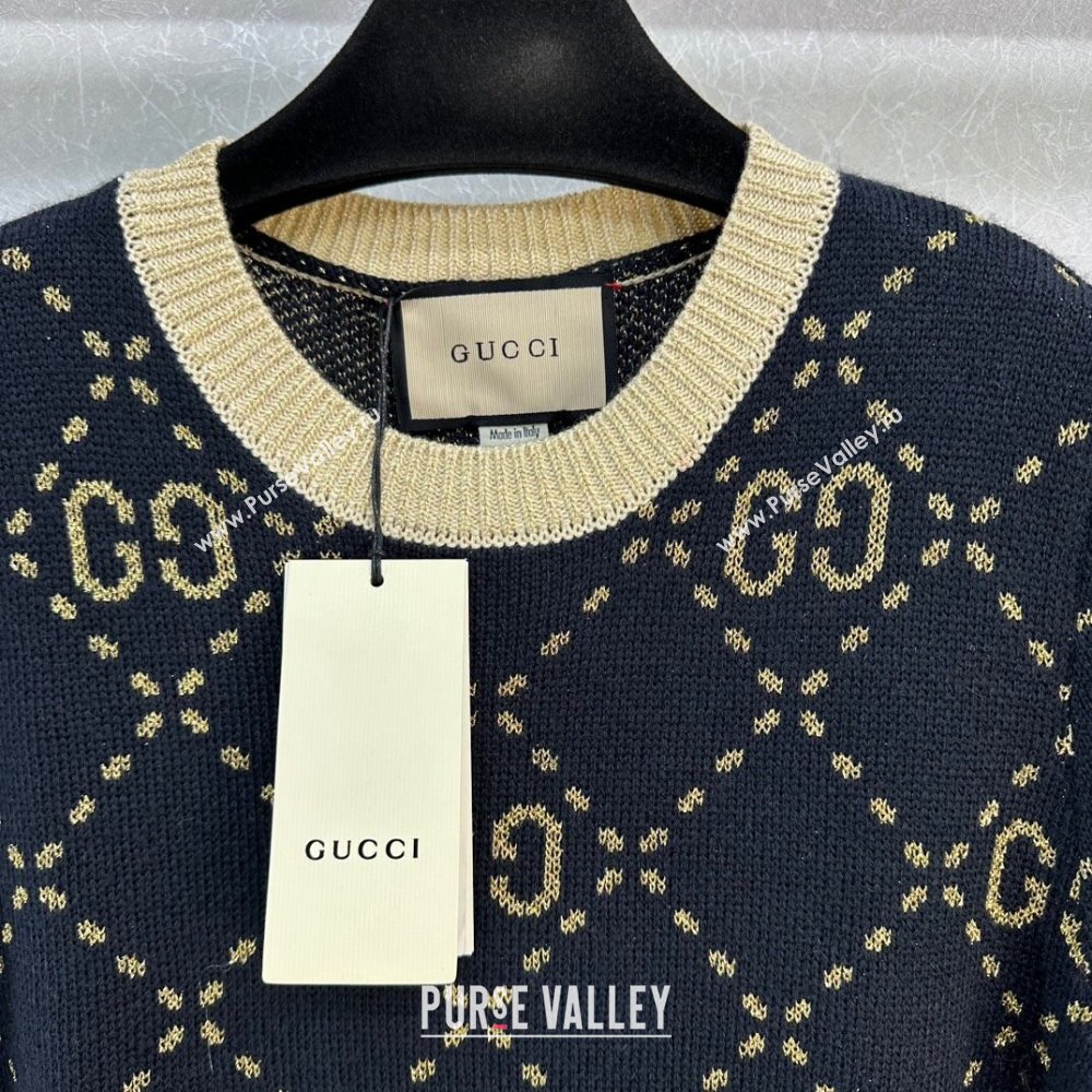 Gucci Wool Cashmere Dress G022733 Black 2024 (Q-24022733)