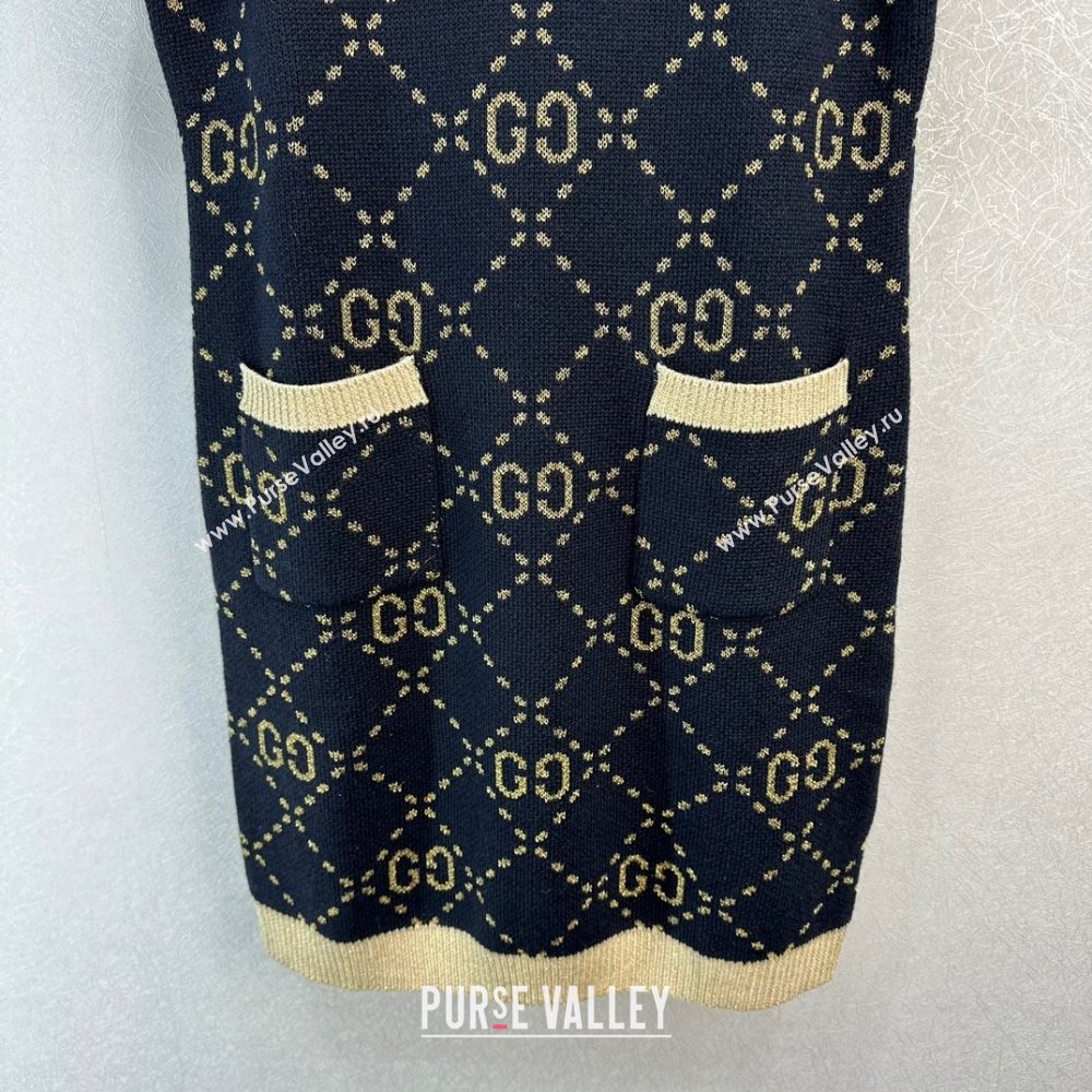 Gucci Wool Cashmere Dress G022733 Black 2024 (Q-24022733)