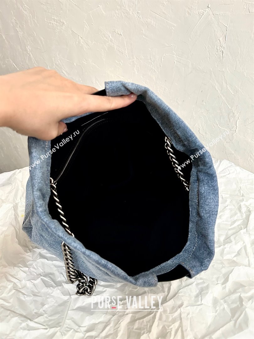 Balenciaga Crush Tote Bag in Denim 742941 Blue 2024 (BB-24091918 )