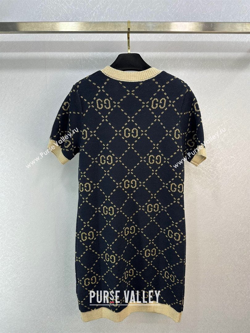 Gucci Wool Cashmere Dress G022733 Black 2024 (Q-24022733)